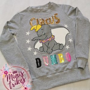 Sudadera Dumbo Gris
