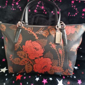 Coach tote floral