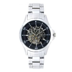 Reloj ELGIN Skeleton Automatic de acero inoxidable para hombre