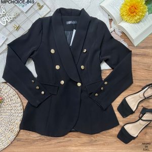 Saco con botones Katia Negro