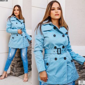 Gabardina Cecy Azul cielo