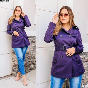 Gabardina Cecy Morada