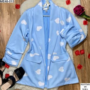 Saco Heart azul