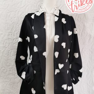 Saco heart negro