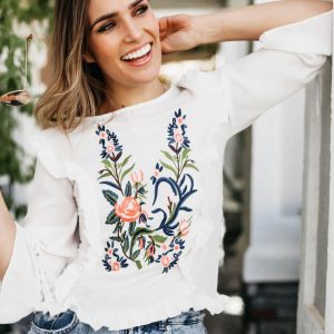 Blusa Paty blanca