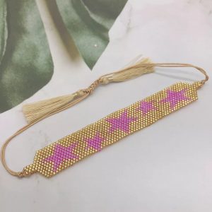 Pulsera Miyuki stars