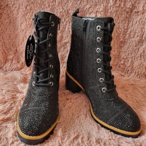 Combat boots INC con cristales