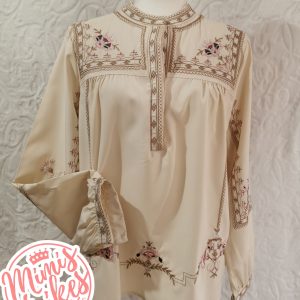 Blusa boho bordada