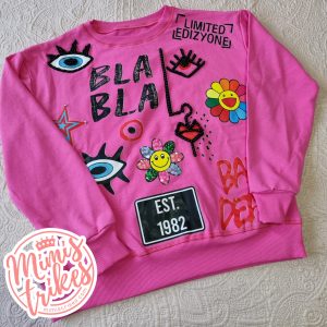 Sudadera ojitos Turcos rosa