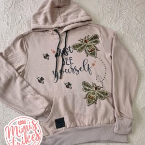 Sudadera Bee yourself rosa