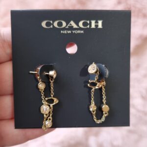 Coach Aretes c con perlas