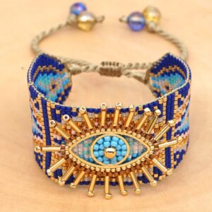Pulsera Miyuki ojo turco
