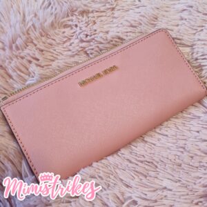 Michael Kors cartera larga palo de rosa