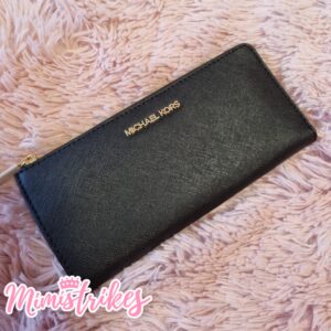 Michael Kors cartera larga negra