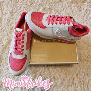 Michael Kors Tenis blanco con neon