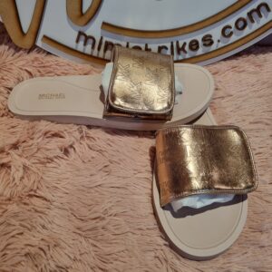 Michael Kors Sandalias Golden 5mx