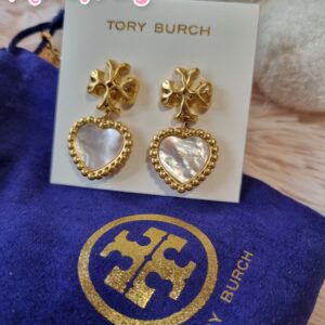 Tory Burch Aretes  corazón