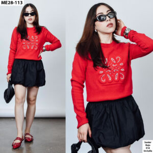 Sueter Evelyn rojo