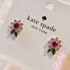 Kate Spade Aretes flor cristales
