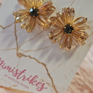 Aretes Margarita de cristales