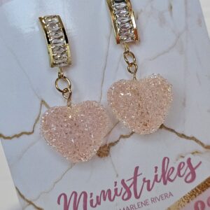 Aretes Candy palo de rosa
