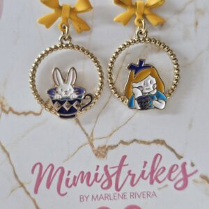 Aretes Alicia mostaza