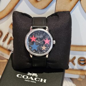 Coach Reloj correa de piel