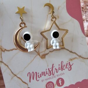 Aretes Astronauta estrella