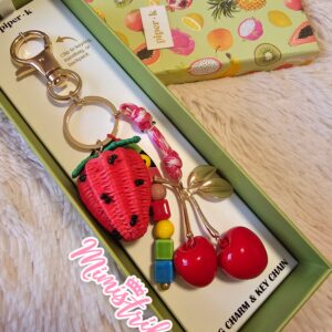 Llavero Fresas y cerezas