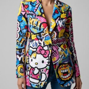 Blazer - Saco hello kitty grafitti unitalla