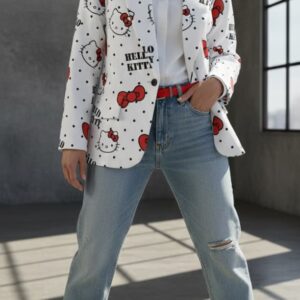 Blazer - Saco Hello Kitty moñito