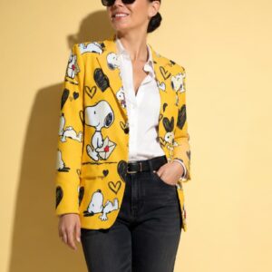 Blazer / Saco Snoopy mostaza unitalla