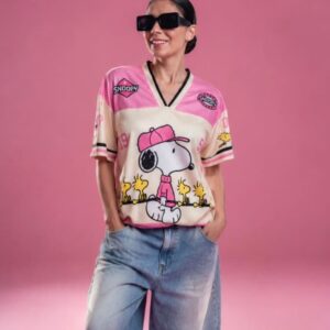 Jersey Snoopy rosa Unitalla