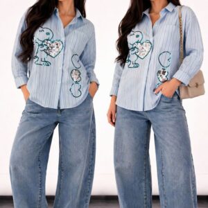Blusa snoopy azul