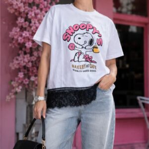 Playera snoopy donuts