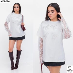 Blusa Mayela blanca unitalla