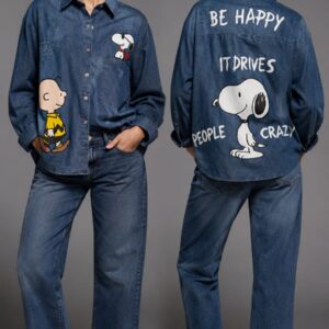 Blusa Denim snoopy